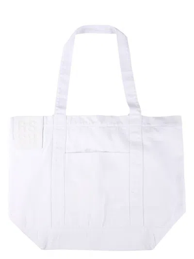 Raf Simons Women's Logo Shopping Bag In White