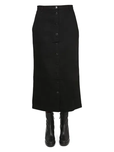 RAF SIMONS WOMEN'S MIDI SKIRT