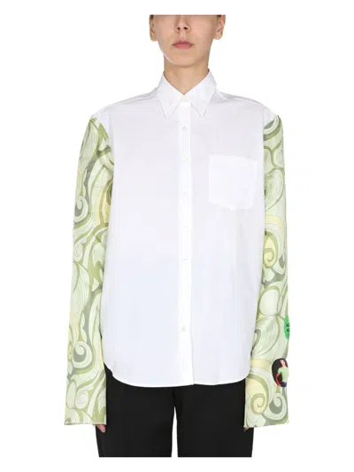 RAF SIMONS WOMEN'S REGULAR FIT SHIRT