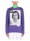 Raf Simons Teenage Dreams Sweatshirt In Purple