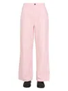 Raf Simons Wide-leg Denim Jeans In Pink