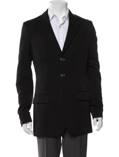 Pre-owned Raf Simons Wool Blazer In Black