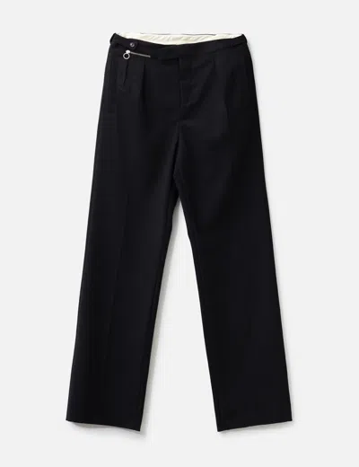 Raf Simons Wool Trousers In Black