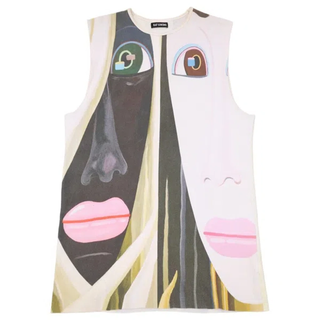 RAF SIMONS タンクトップ Pre-owned Raf Simons X Brian Calvin Ss13 Oversized Tanktop In
