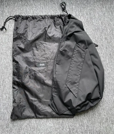 Pre-owned Raf Simons X Eastpak Shoulder Bum Bag In Black