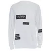 Raf Simons X Joyce Abstract Patchwork Cotton Sweater In White
