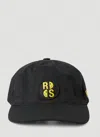 RAF SIMONS X SMILEY LOGO PATCH BASEBALL CAP