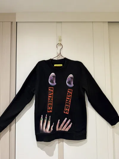 Pre-owned Raf Simons X Sterling Ruby Black Sweatshirt With Nails