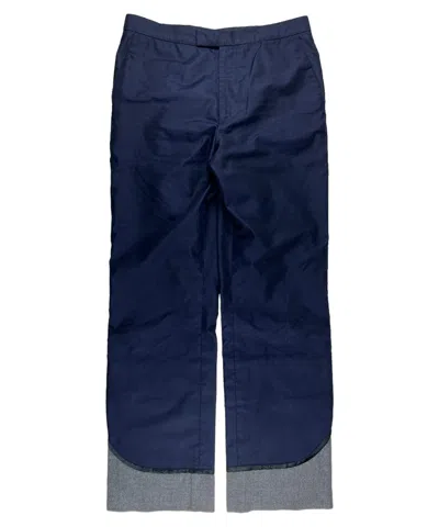 Pre-owned Raf Simons X Vintage 90's Raf Simons Extended Leg Nylon Pants Trousers