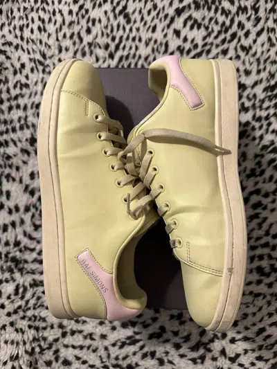 Pre-owned Raf Simons Yellow & Pink Raf Shoes