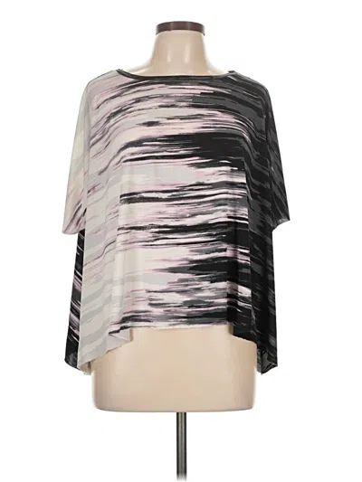 Pre-owned Rafaella 3/4 Sleeve Blouse In Gray