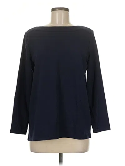 Rafaella 3/4 Sleeve T-shirt In Blue
