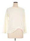 Rafaella 3/4 Sleeve T-shirt In Ivory
