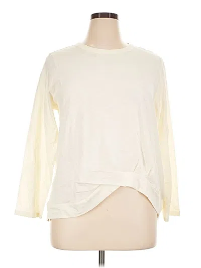 Rafaella 3/4 Sleeve T-shirt In Ivory