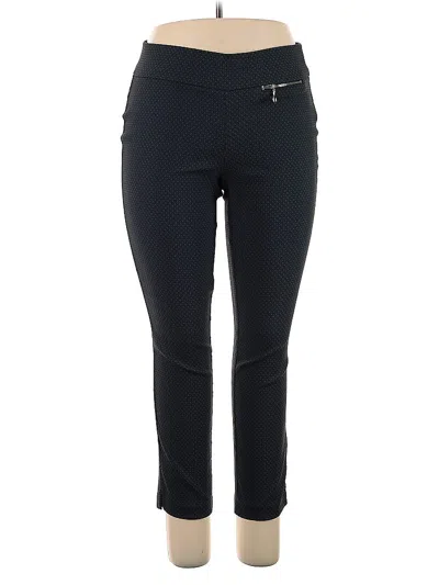Pre-owned Rafaella Active Pants In Black