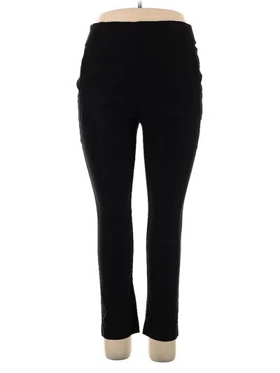 Pre-owned Rafaella Active Pants In Black