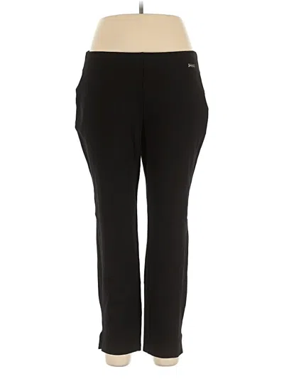 Pre-owned Rafaella Active Pants In Black