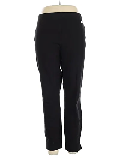 Pre-owned Rafaella Active Pants In Black