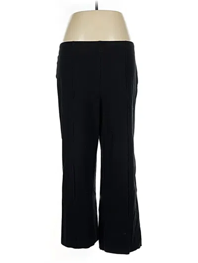 Pre-owned Rafaella Active Pants In Black