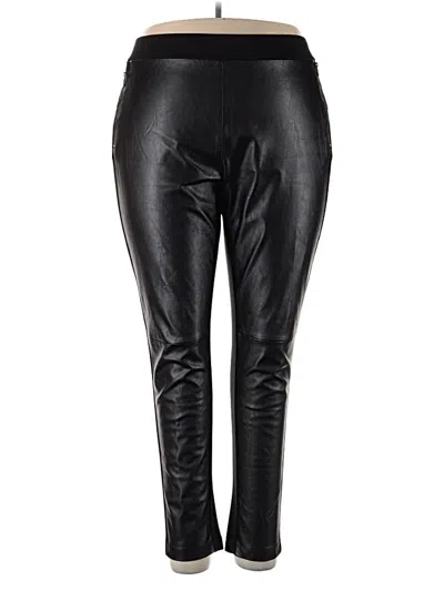 Pre-owned Rafaella Active Pants In Black