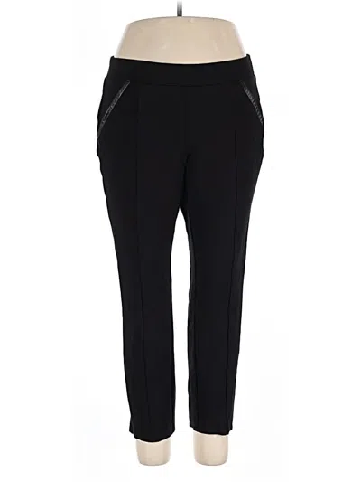 Pre-owned Rafaella Active Pants In Black