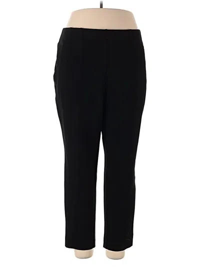 Pre-owned Rafaella Active Pants In Black
