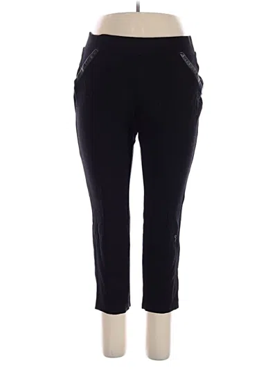 Pre-owned Rafaella Active Pants In Black