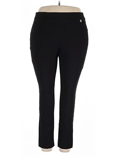 Pre-owned Rafaella Active Pants In Black