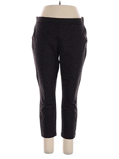 Pre-owned Rafaella Active Pants In Black