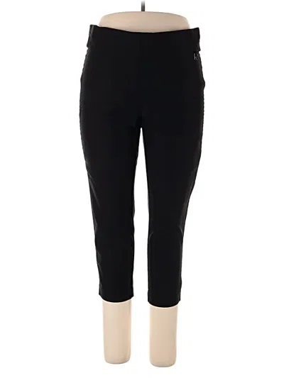 Pre-owned Rafaella Active Pants In Black