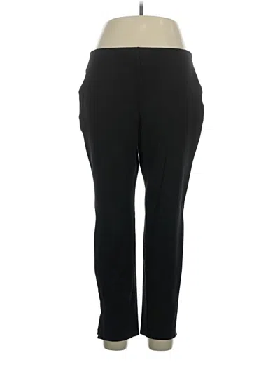 Pre-owned Rafaella Active Pants In Black