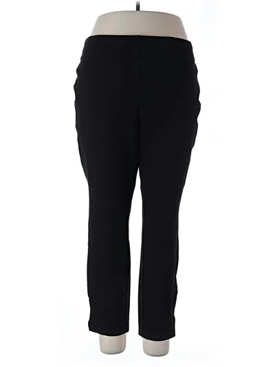 Pre-owned Rafaella Active Pants In Black
