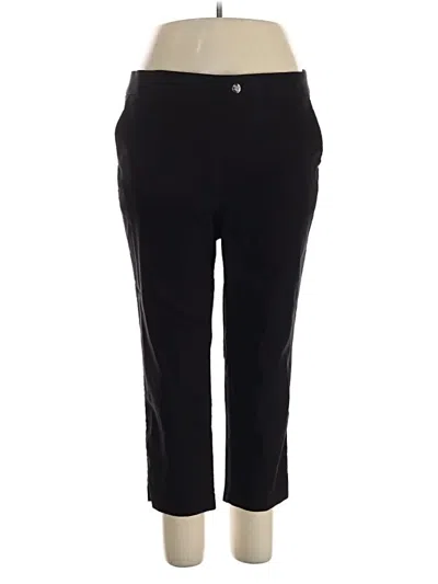 Pre-owned Rafaella Active Pants In Black