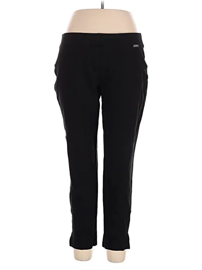 Pre-owned Rafaella Active Pants In Black