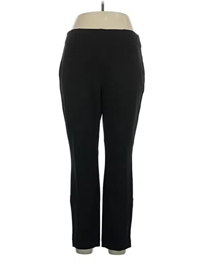 Pre-owned Rafaella Active Pants In Black