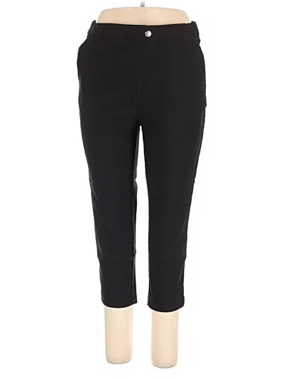 Pre-owned Rafaella Active Pants In Black