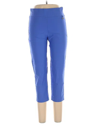 Pre-owned Rafaella Active Pants In Blue