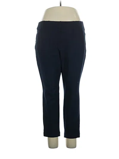 Pre-owned Rafaella Active Pants In Blue
