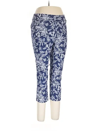 Pre-owned Rafaella Active Pants In Blue