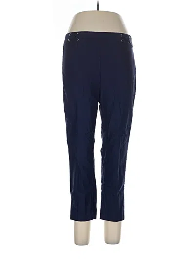 Pre-owned Rafaella Active Pants In Blue