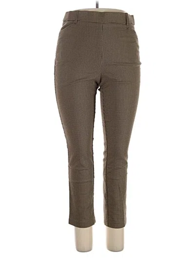 Pre-owned Rafaella Active Pants In Brown