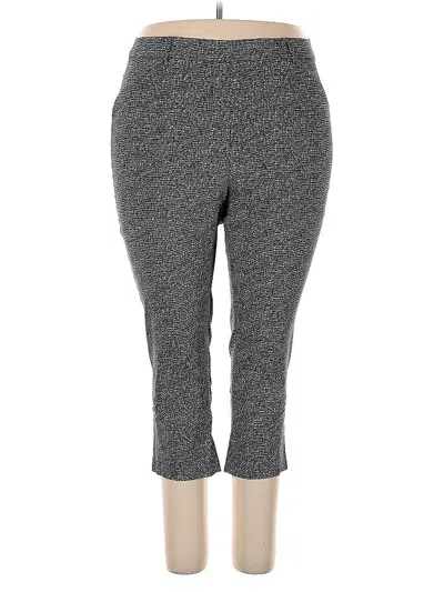 Pre-owned Rafaella Active Pants In Gray