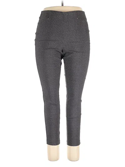 Pre-owned Rafaella Active Pants In Gray