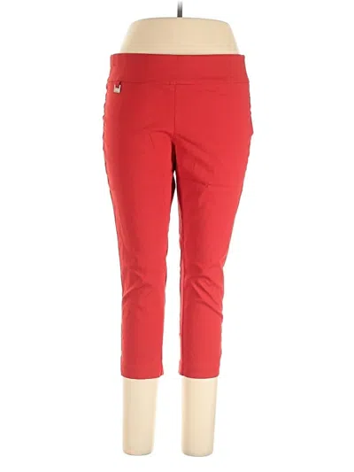 Pre-owned Rafaella Active Pants In Red