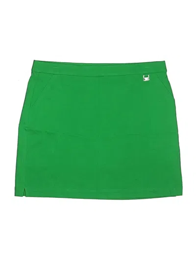 Pre-owned Rafaella Active Skort In Green