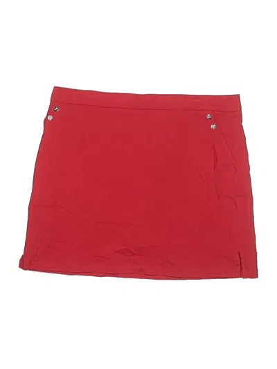 Pre-owned Rafaella Active Skort In Red