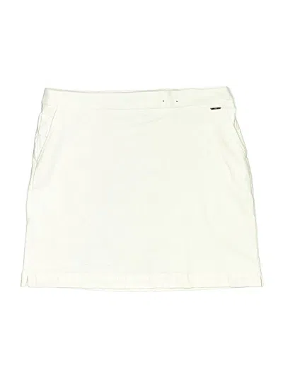 Pre-owned Rafaella Active Skort In White