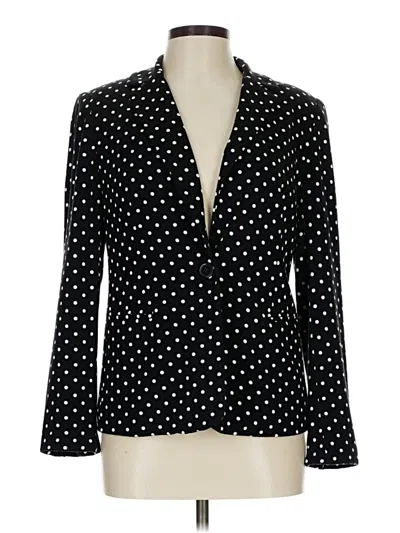 Pre-owned Rafaella Blazer Jacket In Black