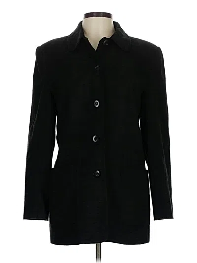 Pre-owned Rafaella Blazer Jacket In Black
