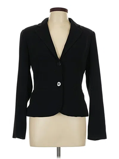 Pre-owned Rafaella Blazer Jacket In Black